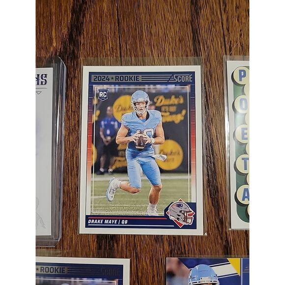 2024 Drake Maye Rookie Card Lot (7) Cards New England Patriots Football - Picture 3 of 10